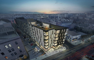 600 Harrison Street The Girard aerial view