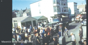 Maverick Street Mothers protest in East Boston, Sept 1968